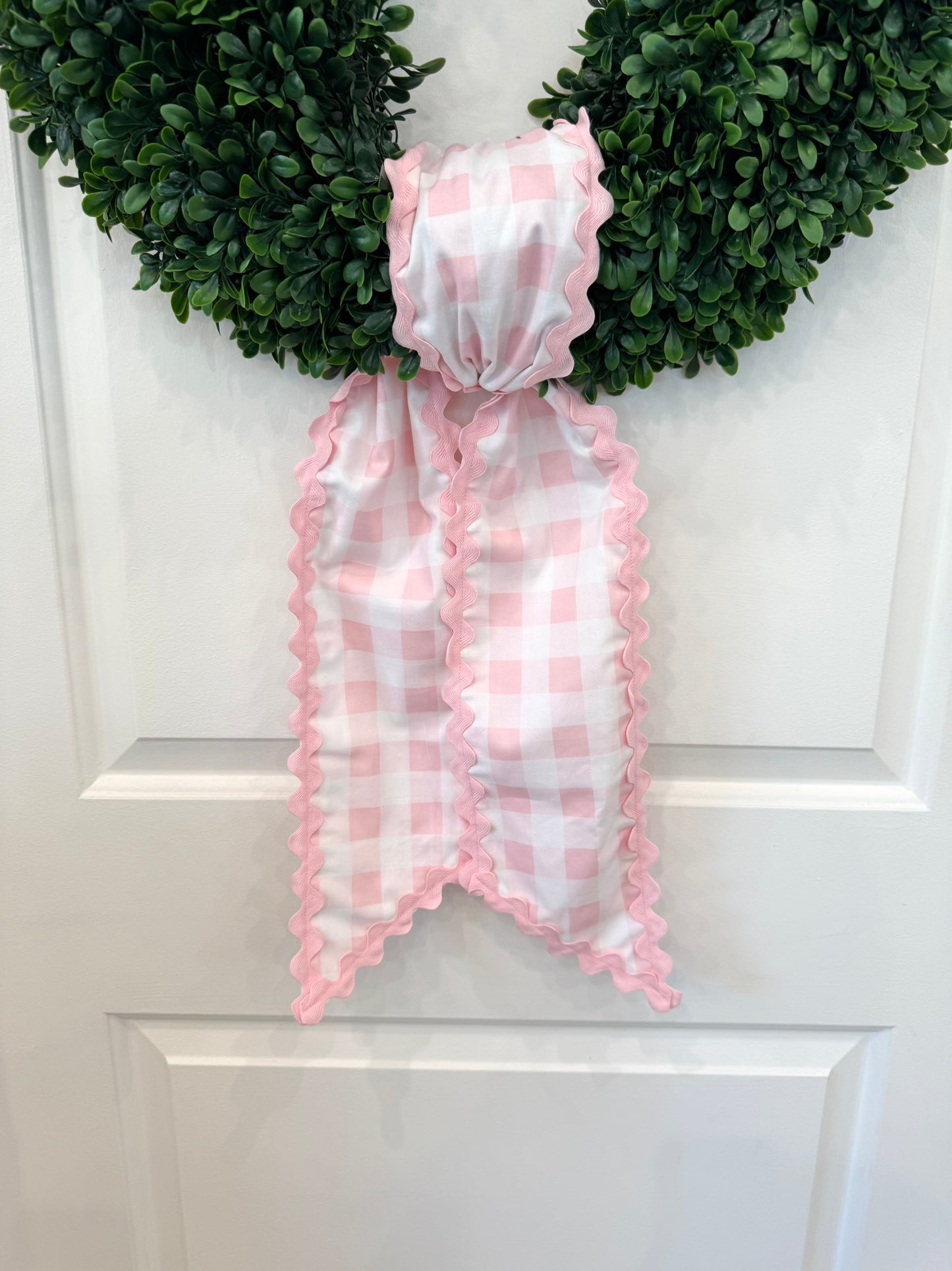 Buffalo Check Wreath Sashes