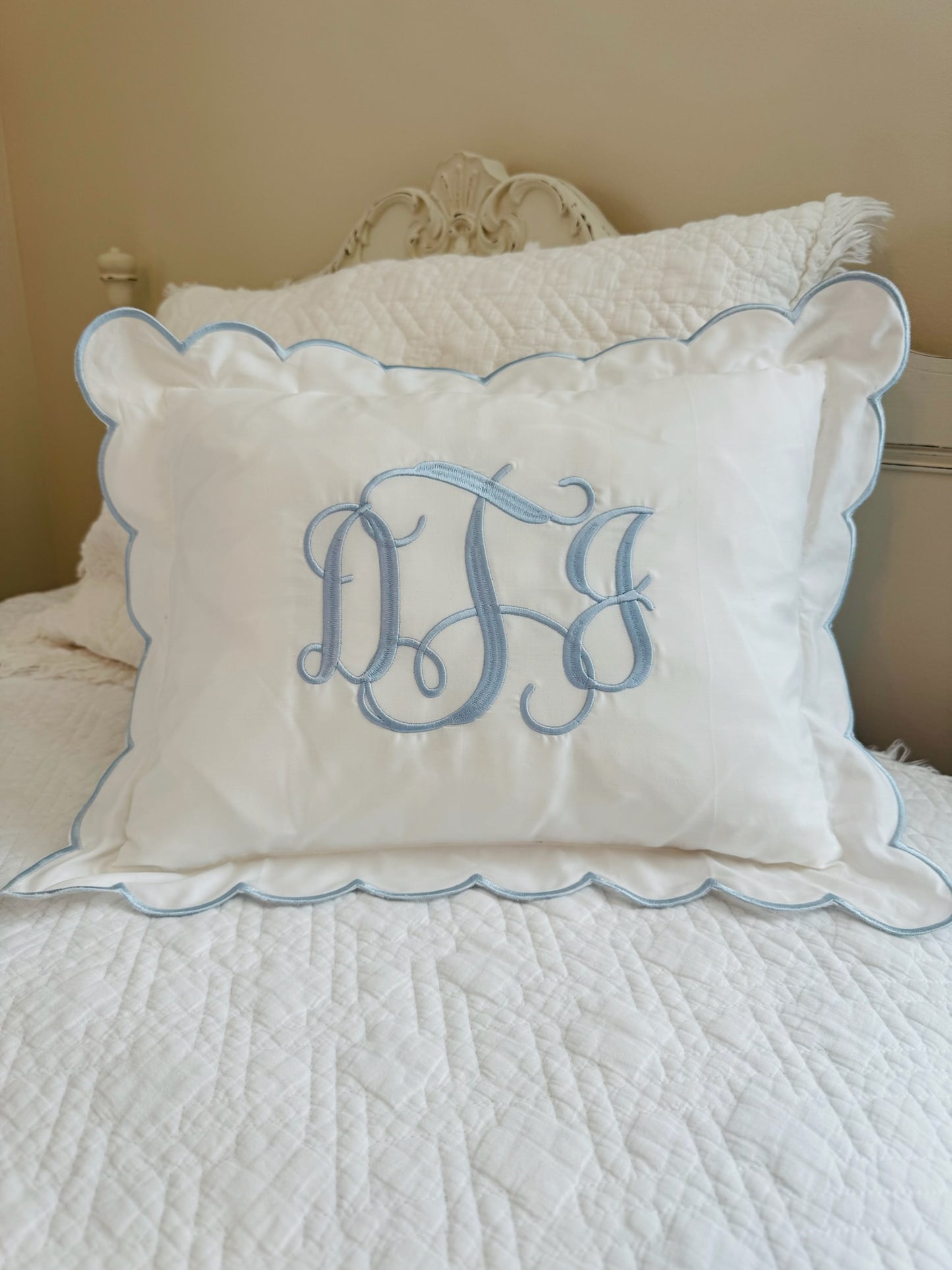 Scalloped Baby Pillows