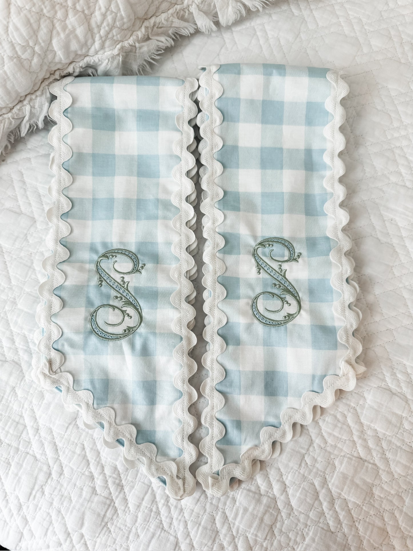 Buffalo Check Wreath Sashes