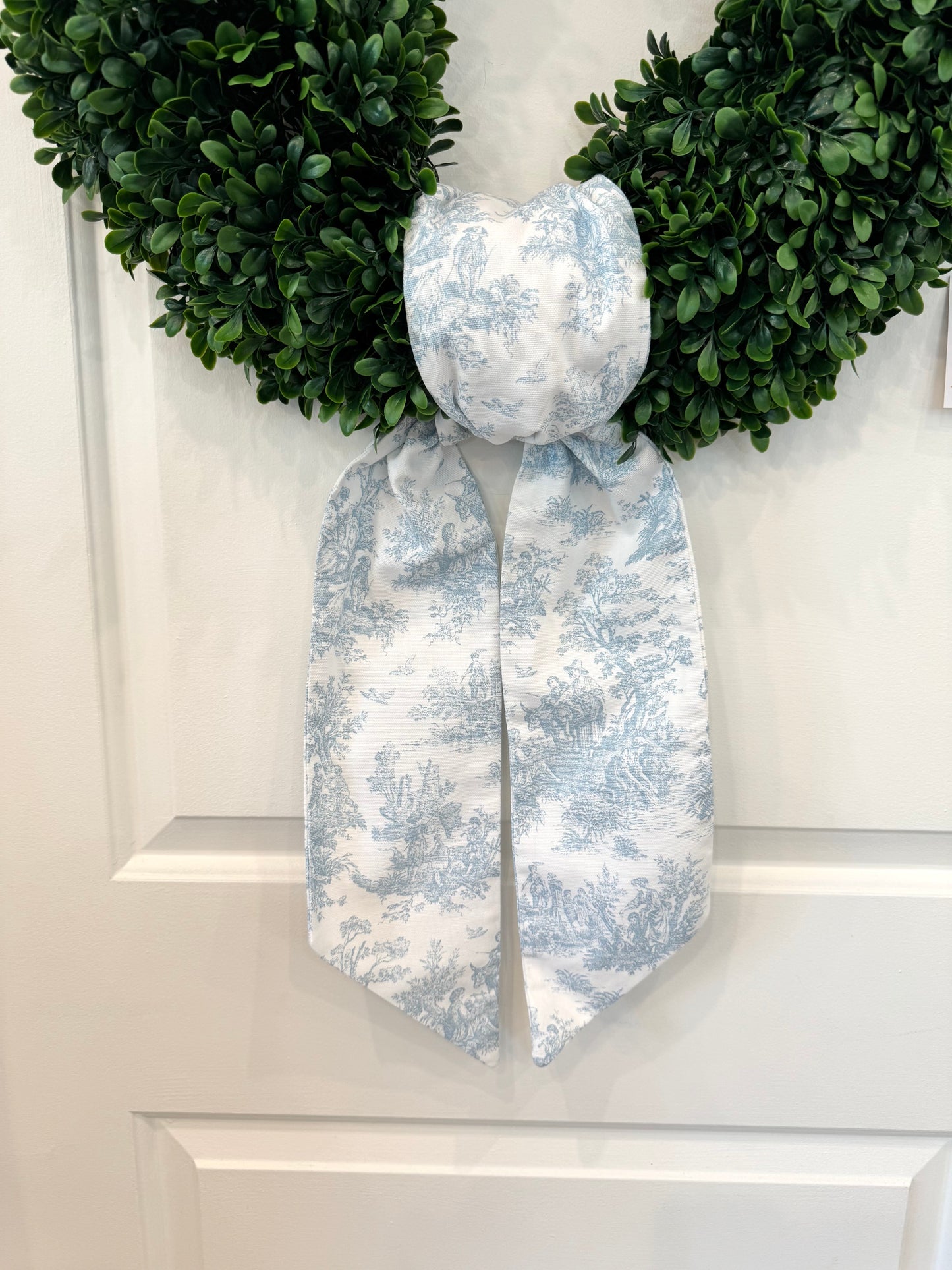 Toile Wreath Sashes