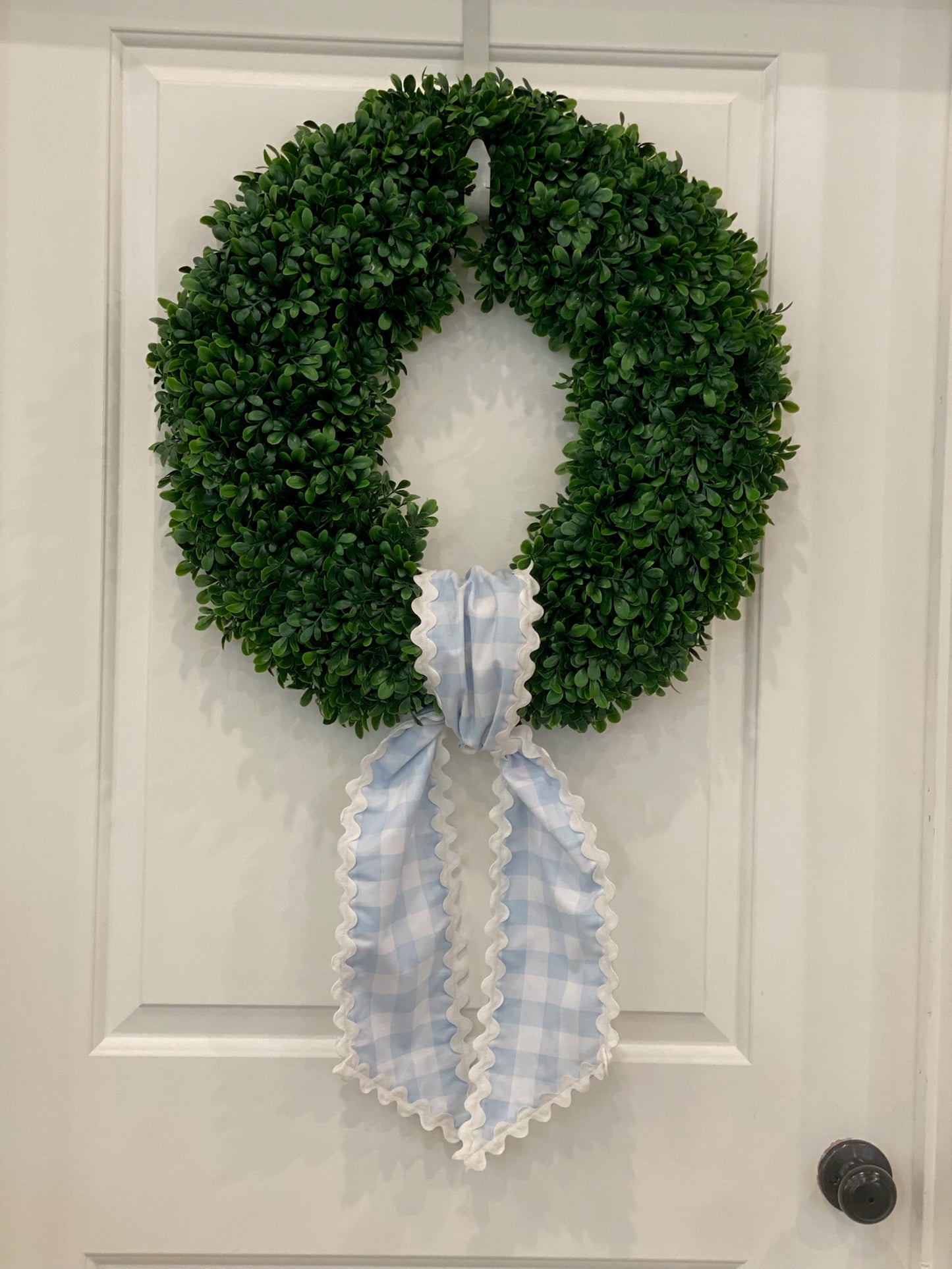 Buffalo Check Wreath Sashes