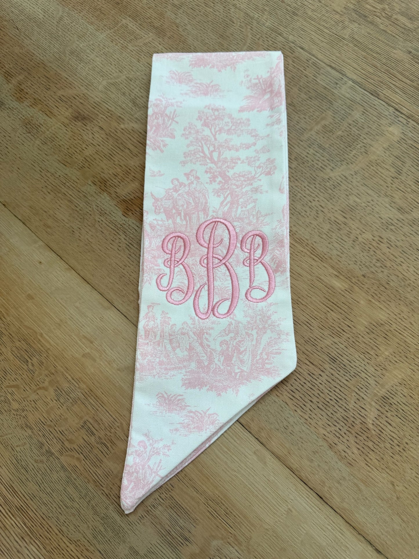 Toile Wreath Sashes
