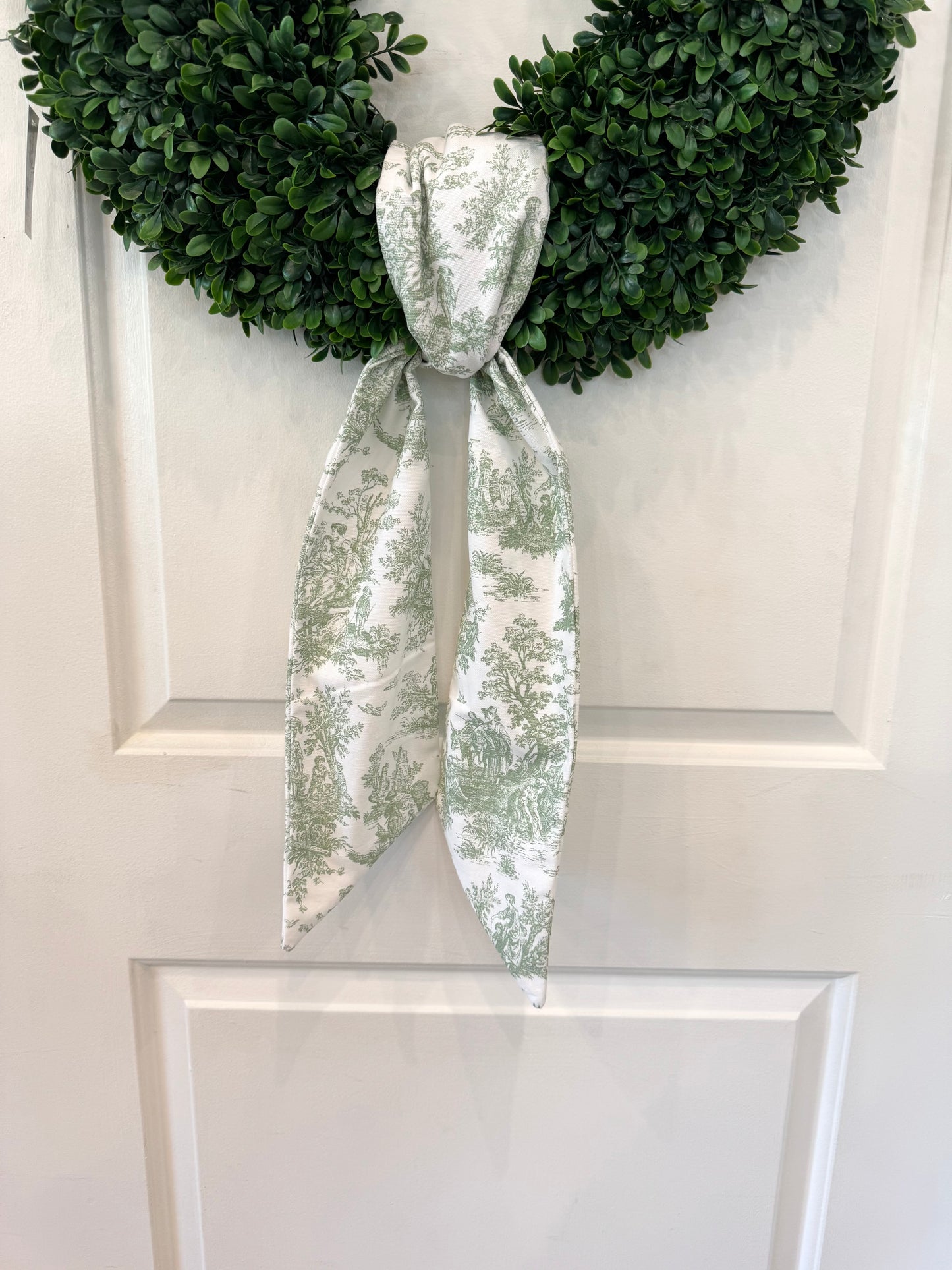 Toile Wreath Sashes