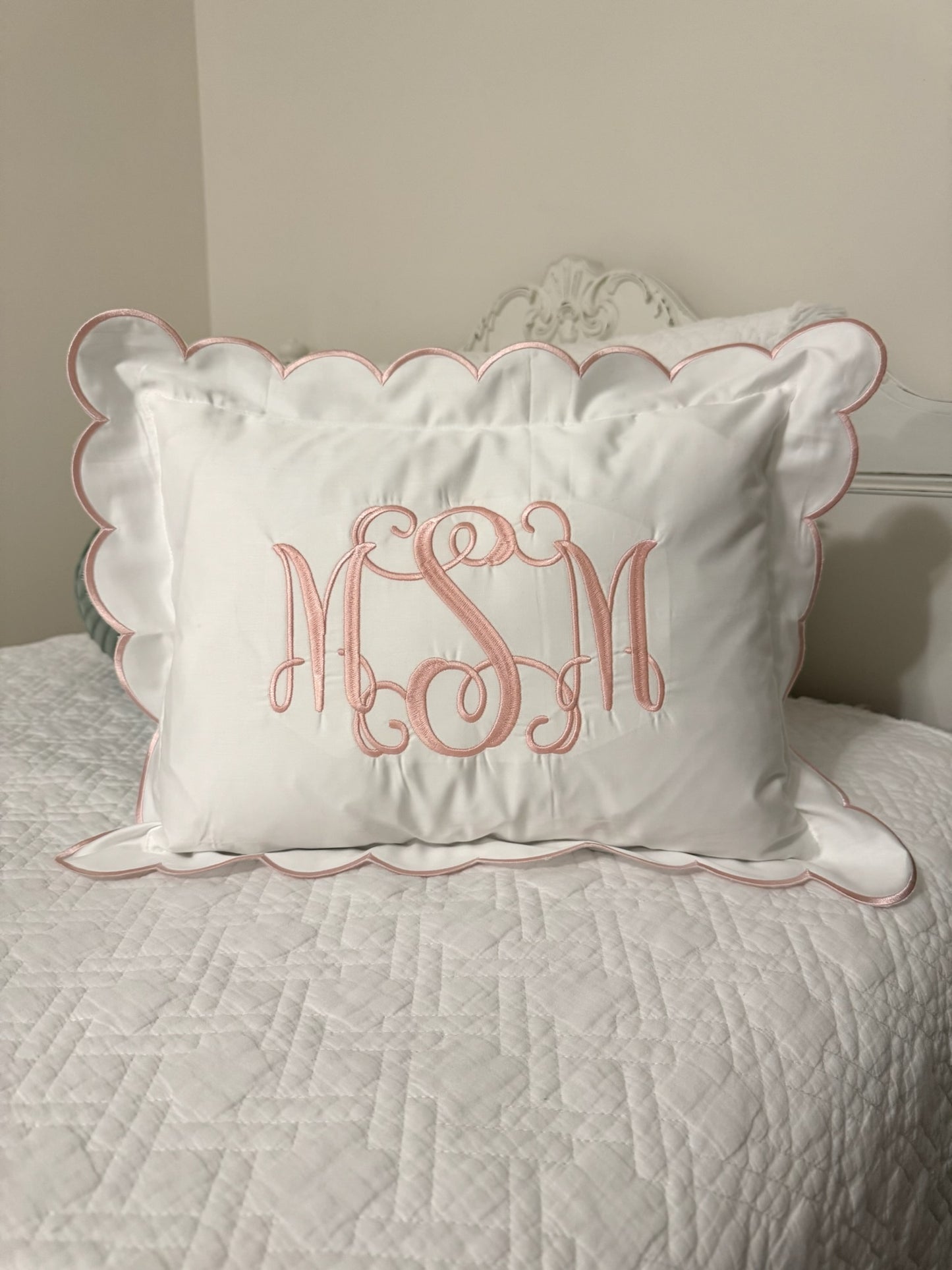 Scalloped Baby Pillows
