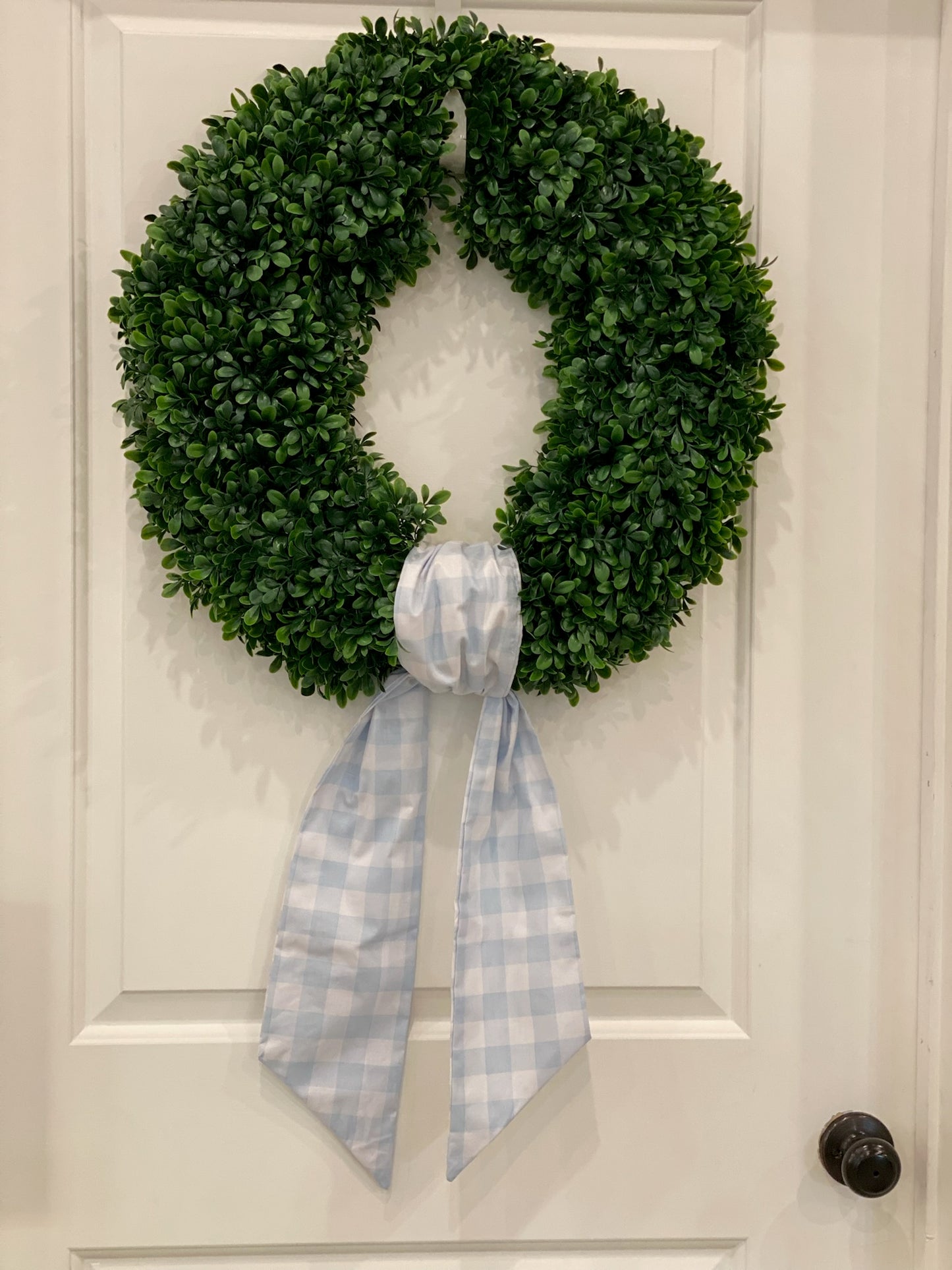 Buffalo Check Wreath Sashes