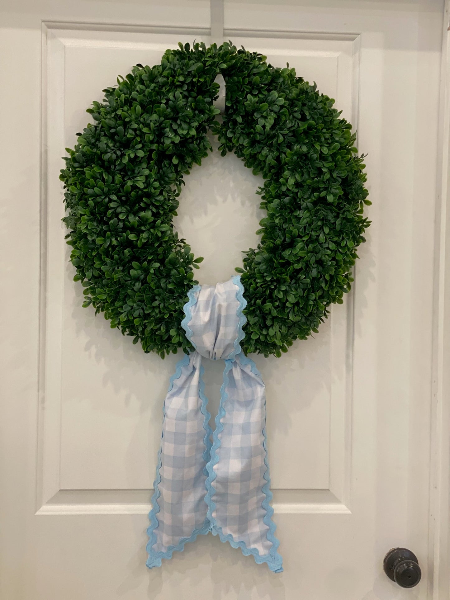 Buffalo Check Wreath Sashes
