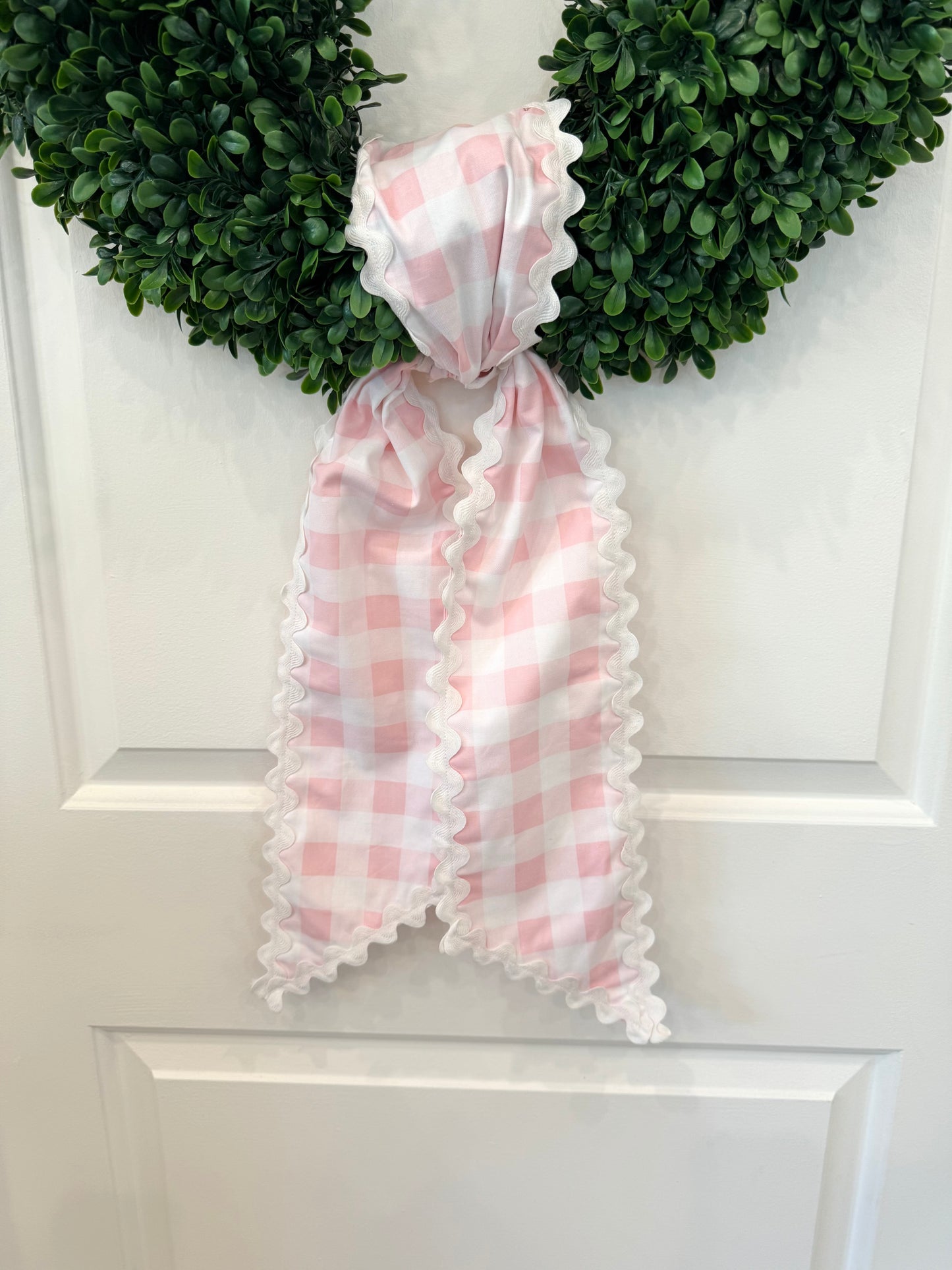 Buffalo Check Wreath Sashes