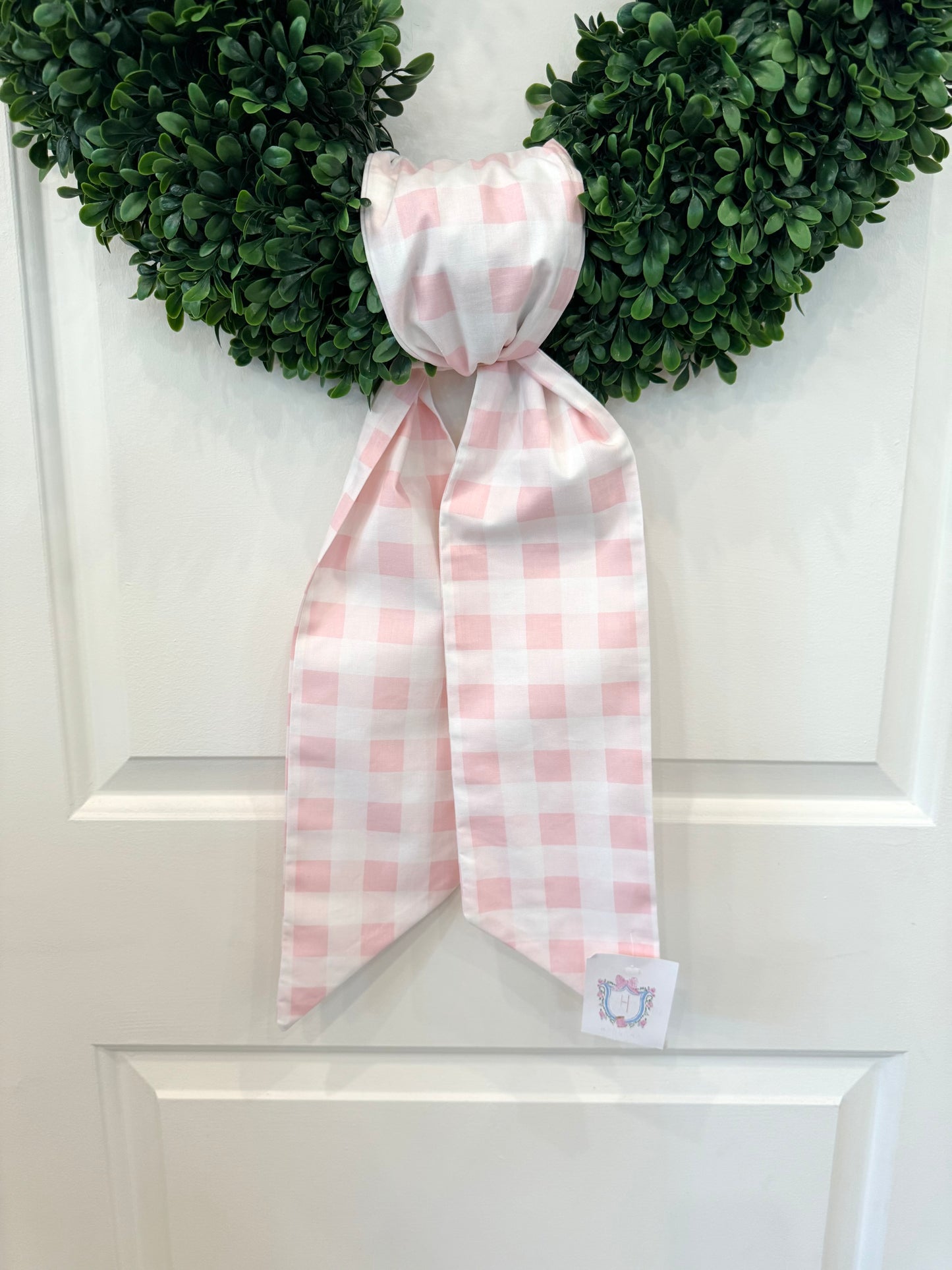 Buffalo Check Wreath Sashes