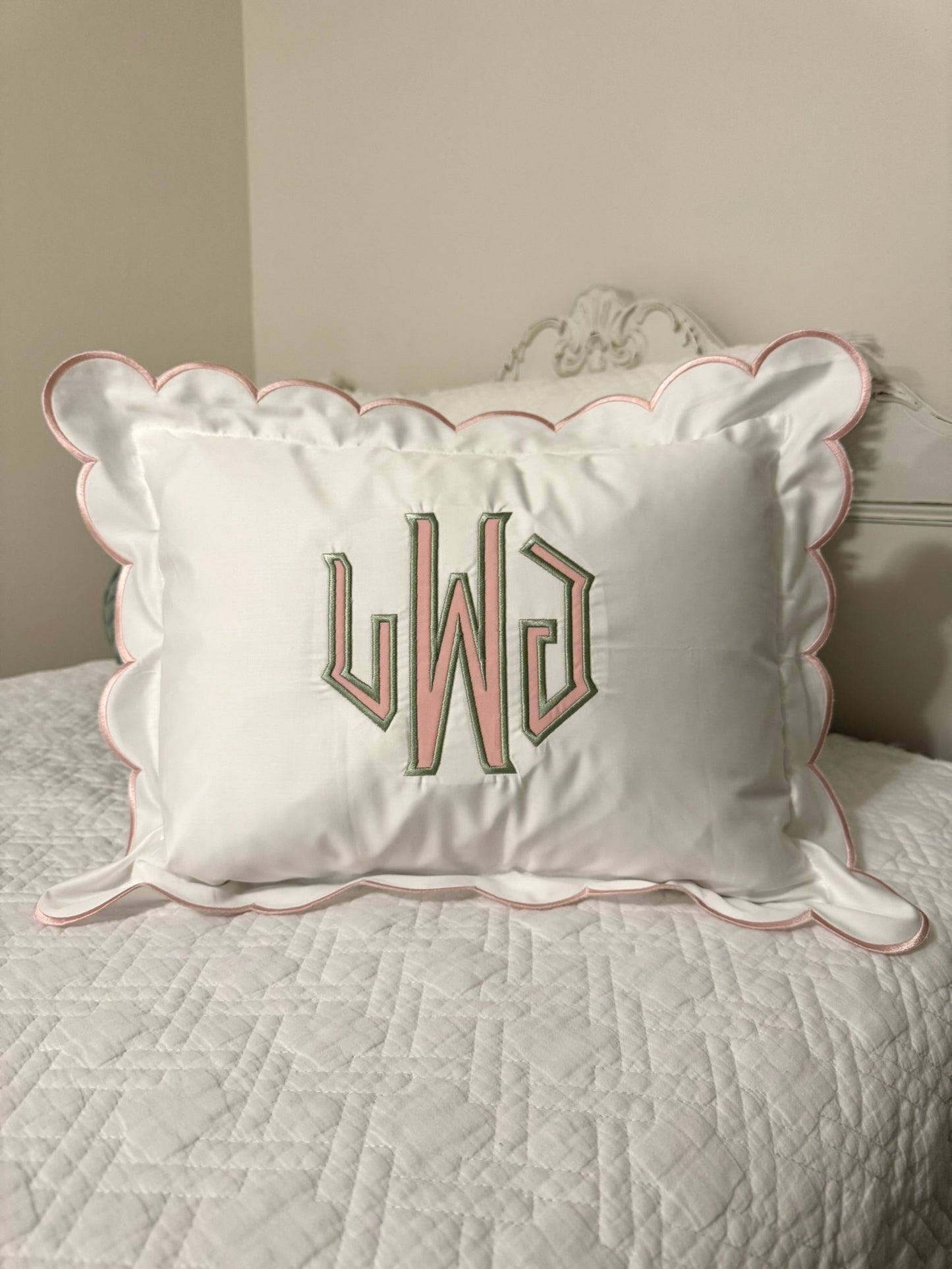 Scalloped Baby Pillows