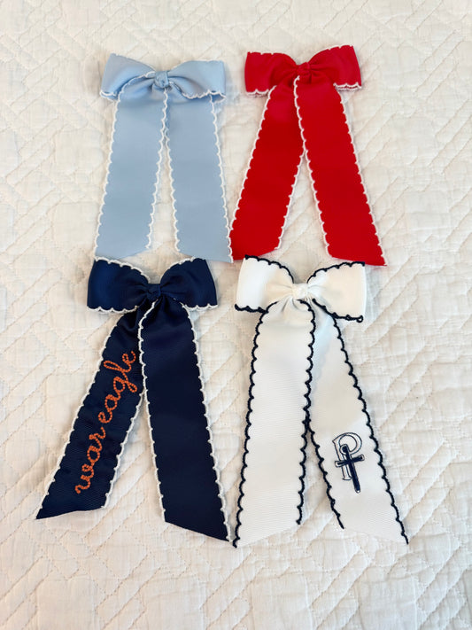 Long Tail Hair Bows