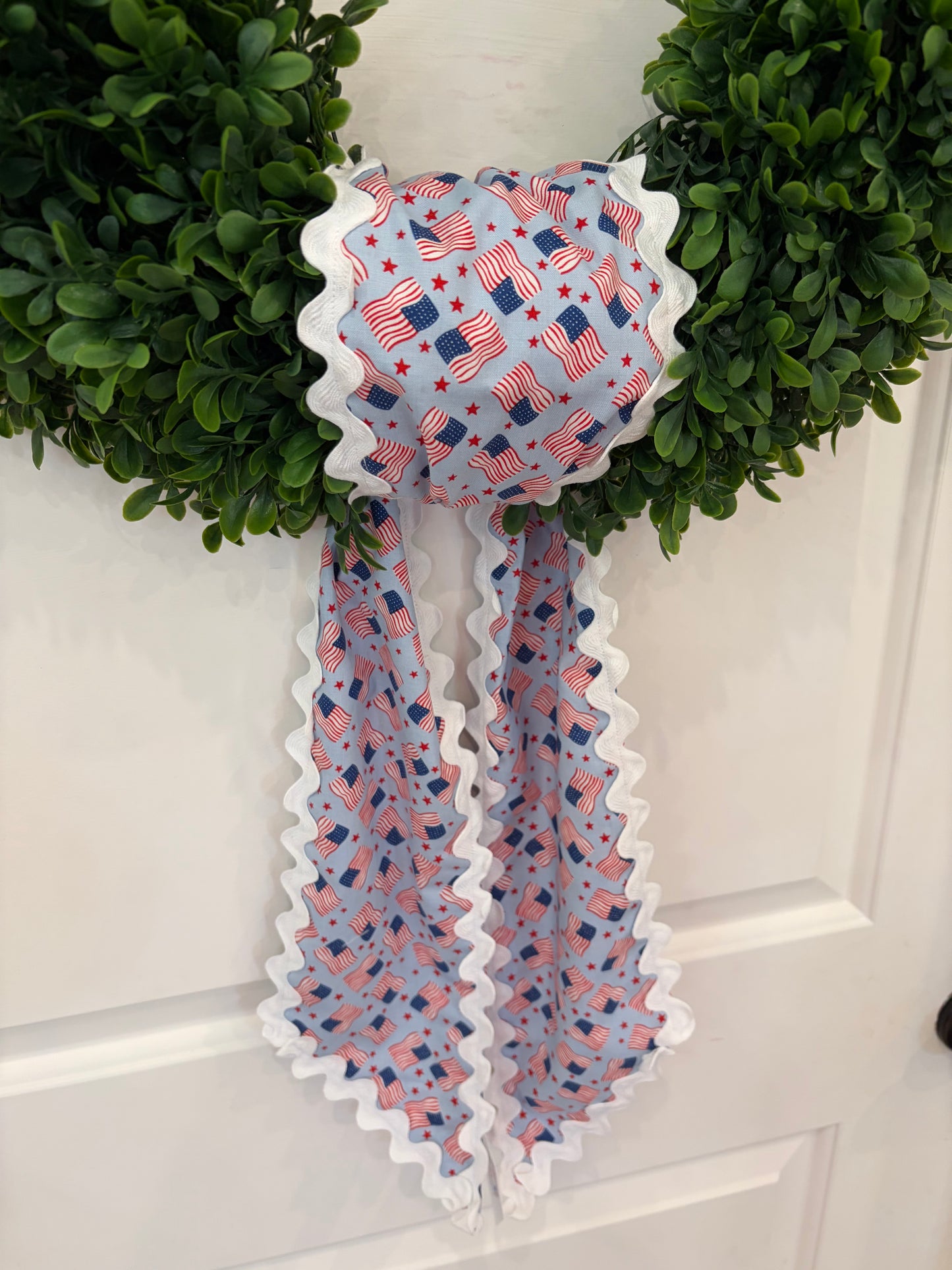 Flag Sash with White Ricrac