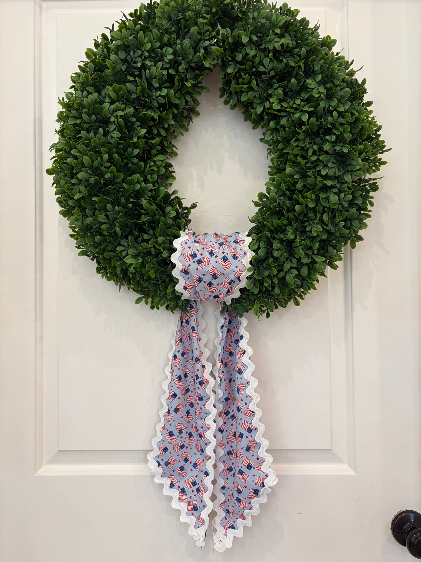 Flag Sash with White Ricrac