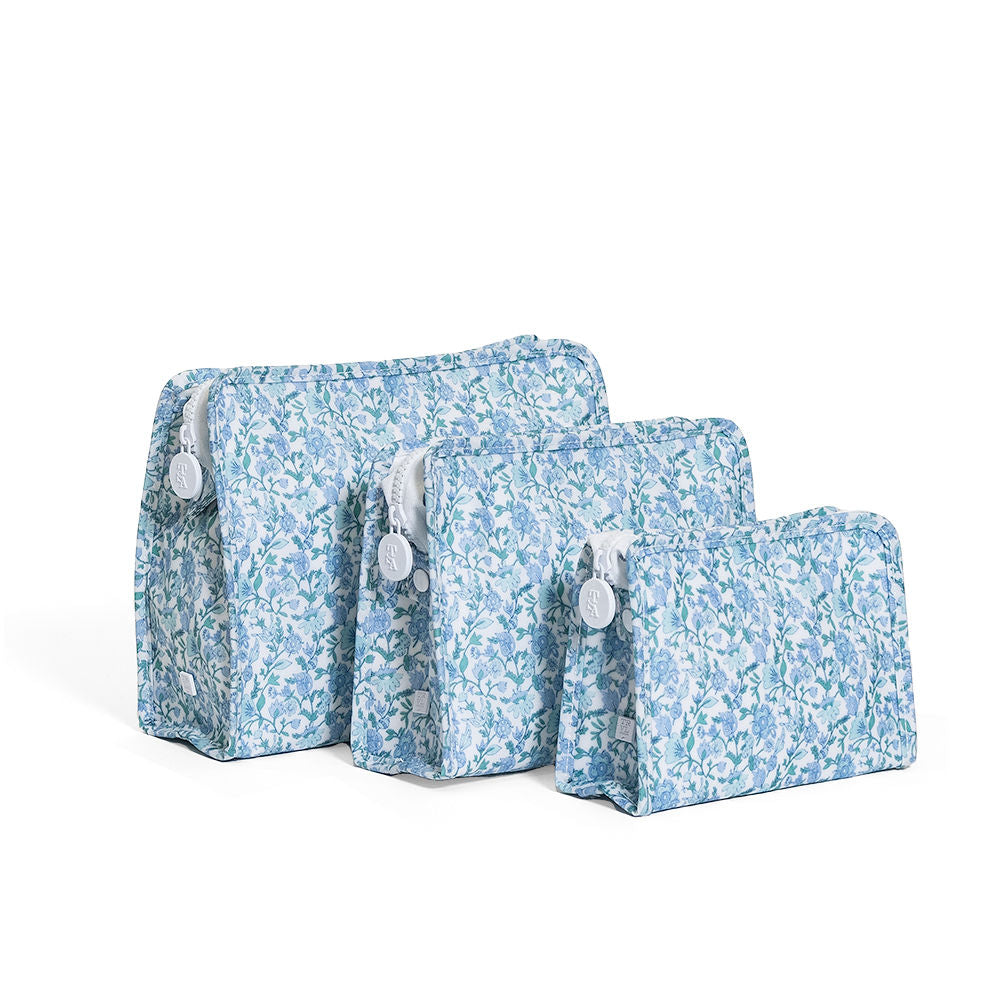ROADIE LARGE Zip Pouch - HAMPTONS FLORAL
