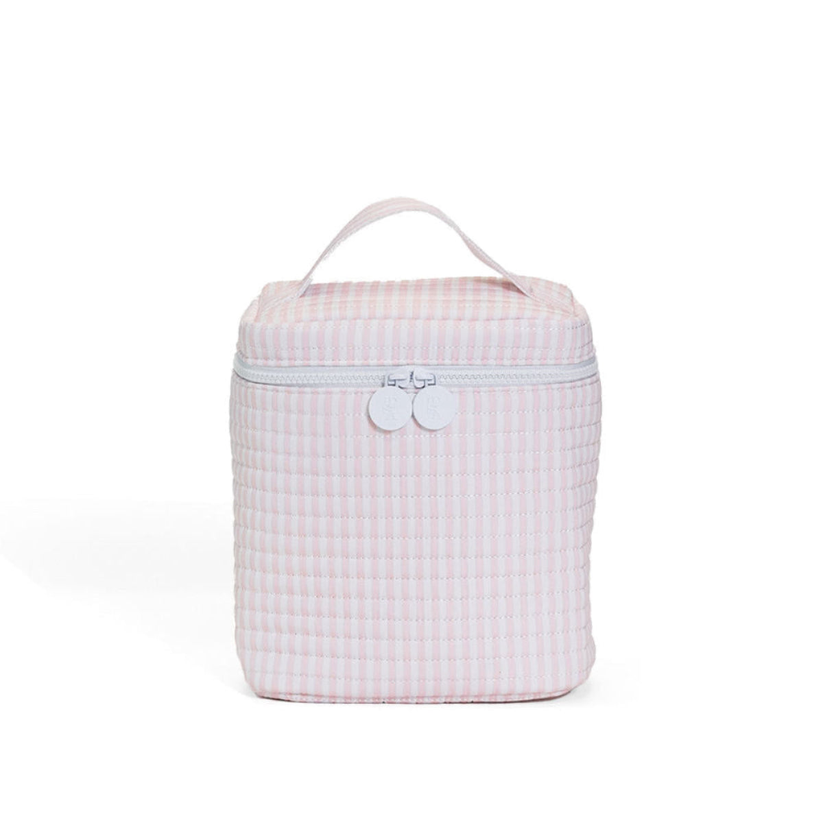 QUILTED GO GO LUNCH INSULATED BAG - PIMLICO STRIPE PINK