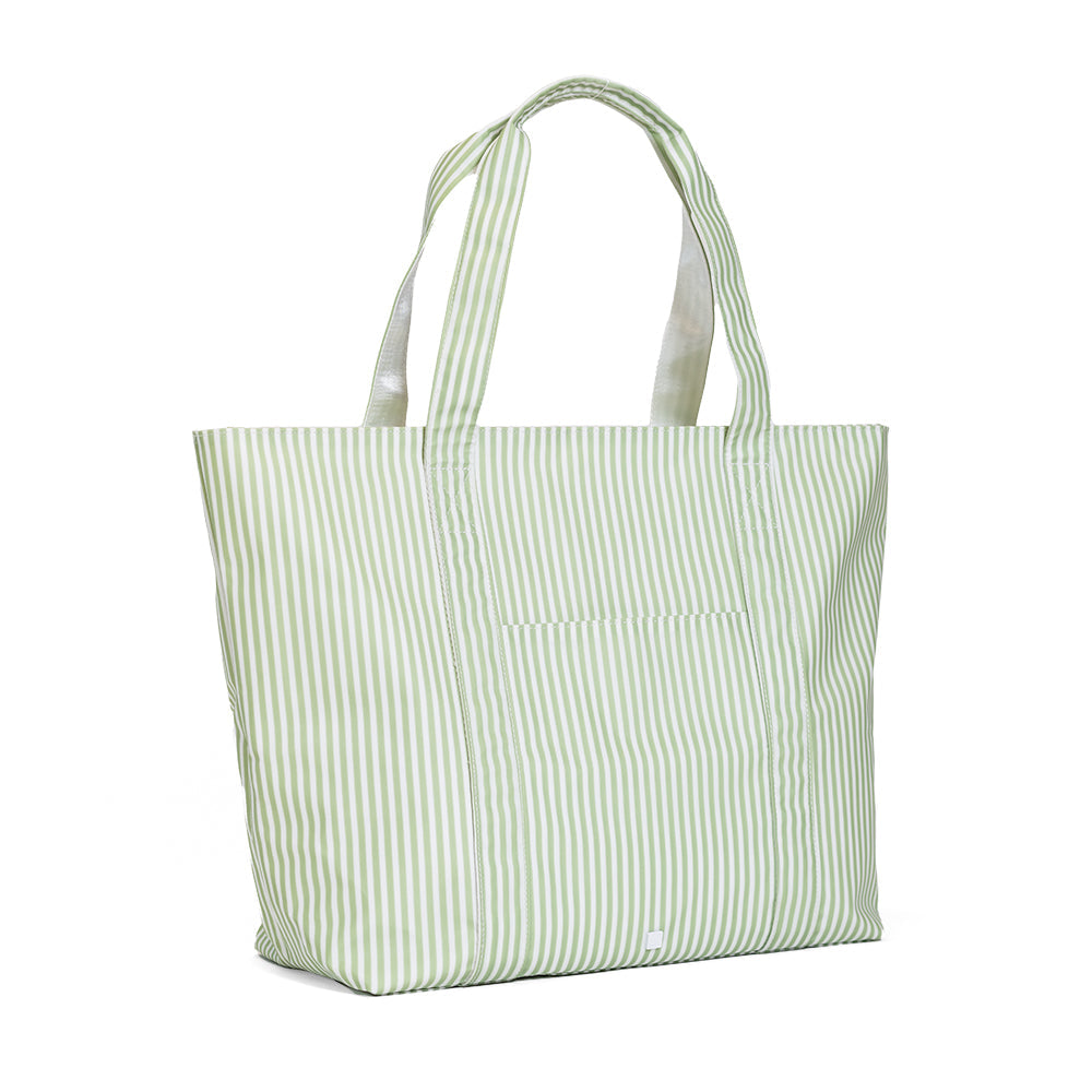 JUMBO TOTE - X-Large Tote PIMLICO STRIPE SAGE