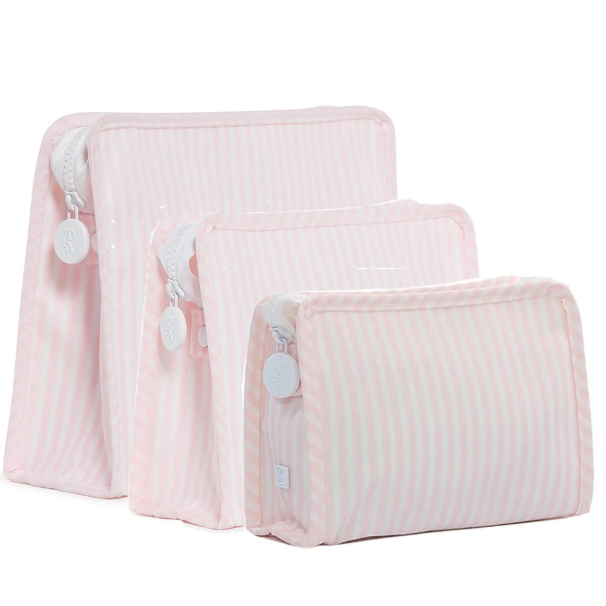 ROADIE MEDIUM Zip Pouch - PIMLICO STRIPE PINK