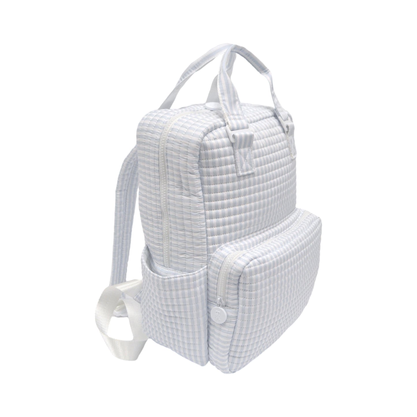 QUILTED ALL YOU NEED BAG - PIMLICO STRIPE BLUE