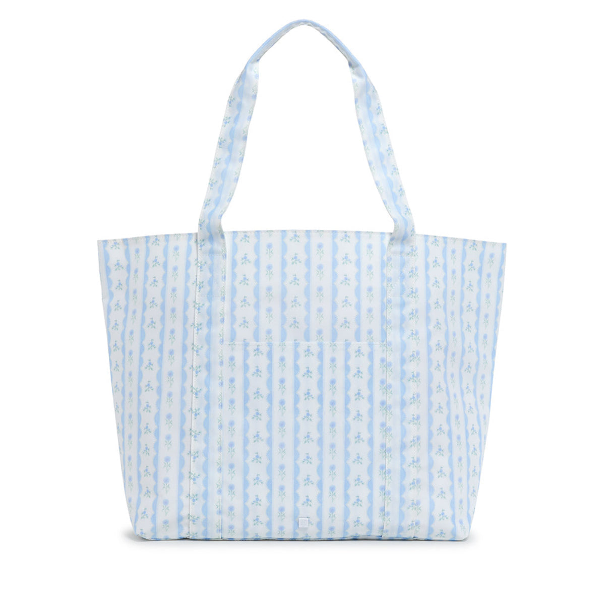JUMBO TOTE - X-Large Tote RIBBON FLORAL BLUE