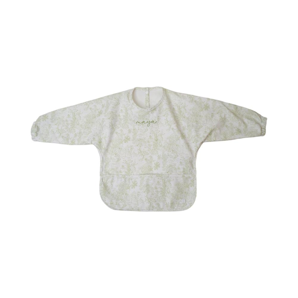 Perfect Smock -Sm Bunny Toile Green *2 Pc Pre-Pack* *New!
